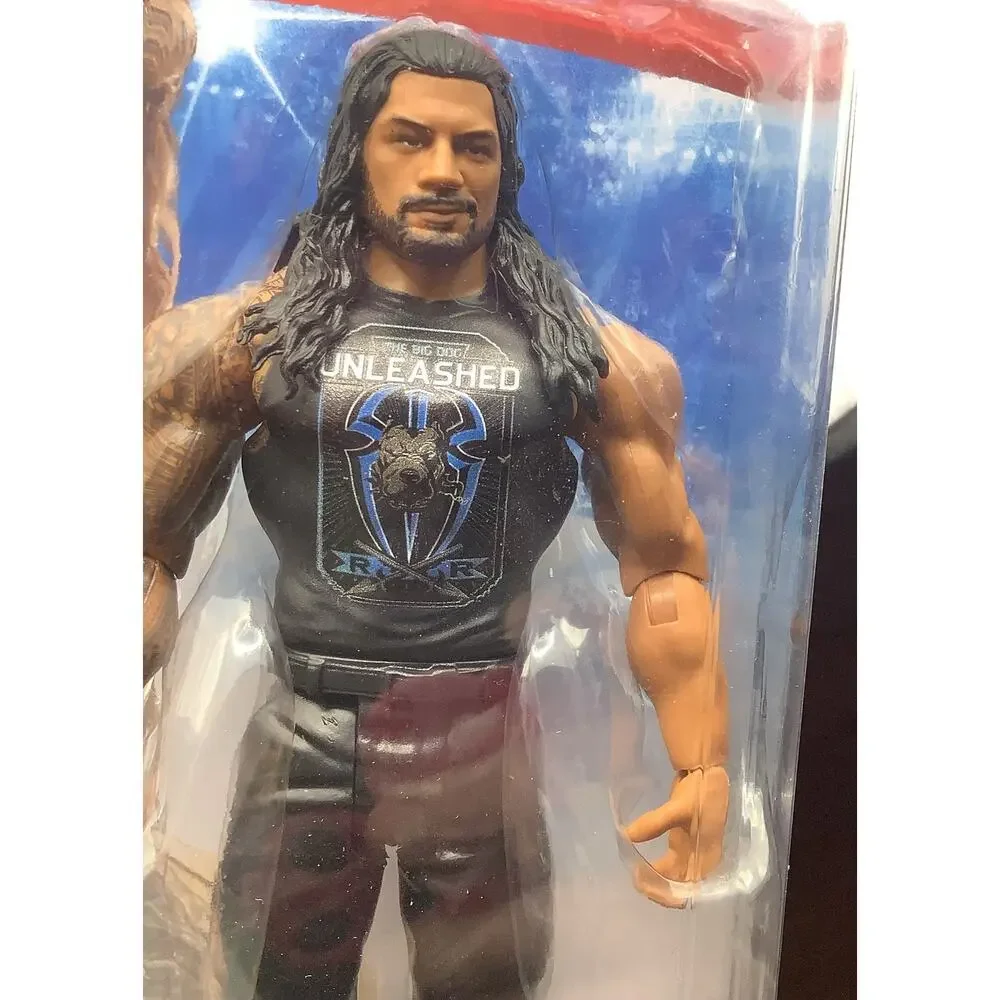 WWE Basic Top Picks Roman Reigns Action Figure Unleashed Apex Shirt Mattel New